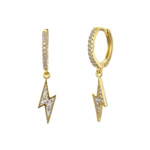 pendiente-circonita-aro-rayo-dorado-joyeria-acebo