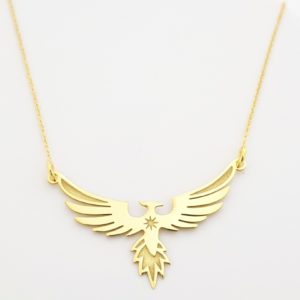 collar-plata-aguila-joyeria-acebo-ave-fenix-dorada