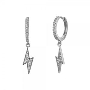 11609-pendientes-en plata-de-ley-aro-rayo-circonitas