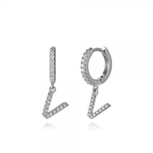 pendientes-letra-plata-circonita-joyeria-acebo-V