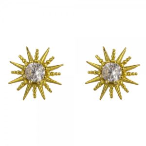 pez0563do-pendientes-sol-plata-dorada-circonita-joyeria-acebo