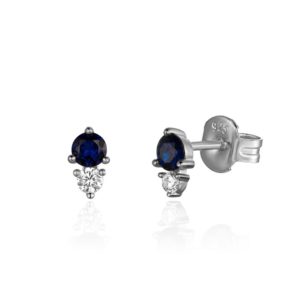 pez0528rhaz-pendientes-plata-doble-circonita-azul-joyeria-acebo