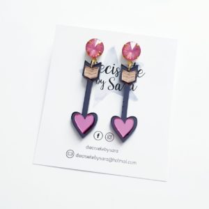 pendientes-flecha-negro-rosa-joyeria-acebo-diecisiete-by-sara