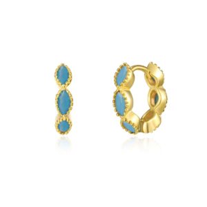 pendientes-plata-dorada-aro-atenea-turquesa-joyeria-acebo