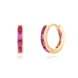 pez0973do-pendientes-aro-baguets-plata-dorada-baguets-rosa-joyeria-acebo