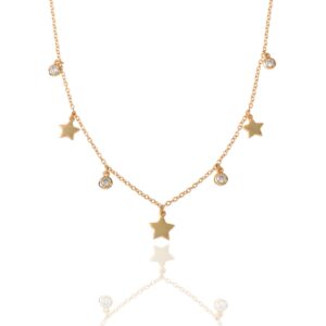 COZ0061-collar-plata-estrellas-circonitas-plata-dorada-joyeria-acebo