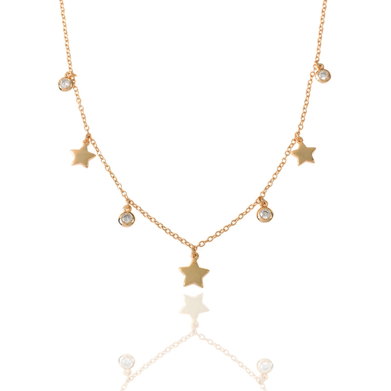 COZ0061-collar-plata-estrellas-circonitas-plata-dorada-joyeria-acebo