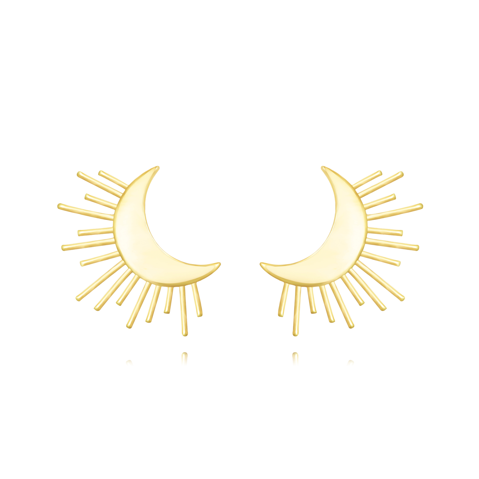 PAL0137-pendientes-acero-dorado-sol-luna-joyeria-acebo