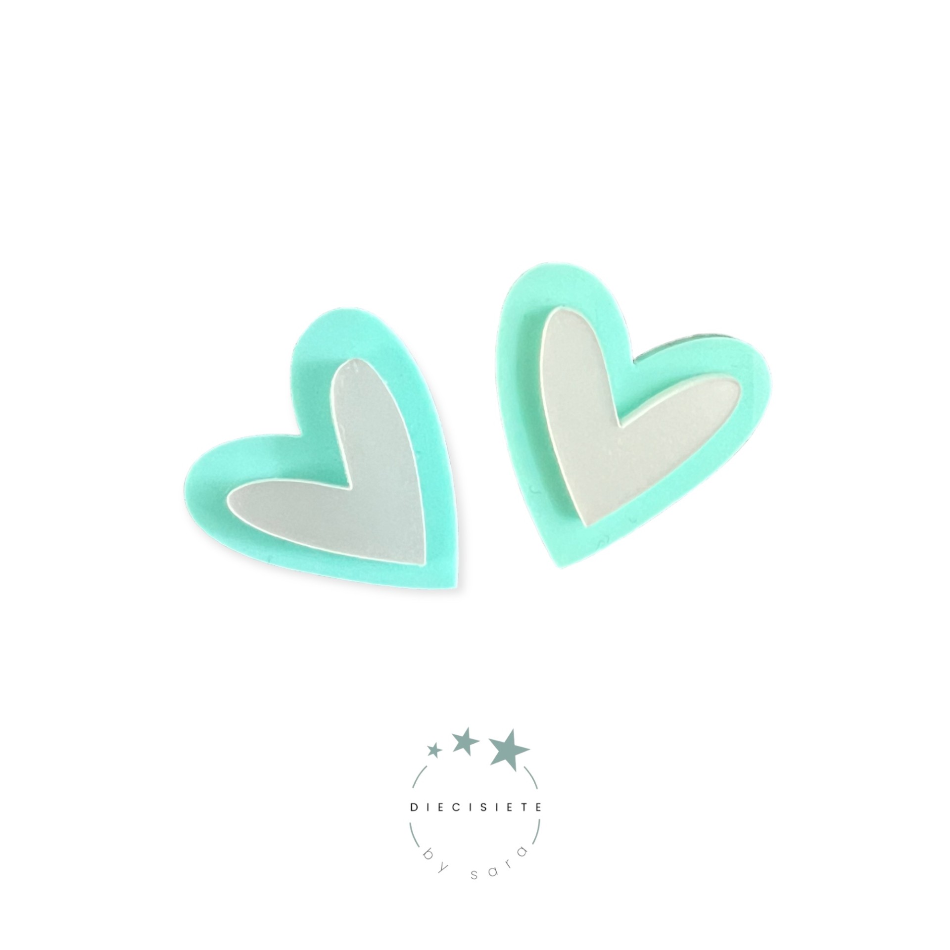 pendientes-doble-corazón-nacar-turquesa-diecisiete-by-sara-joyeria-acebo