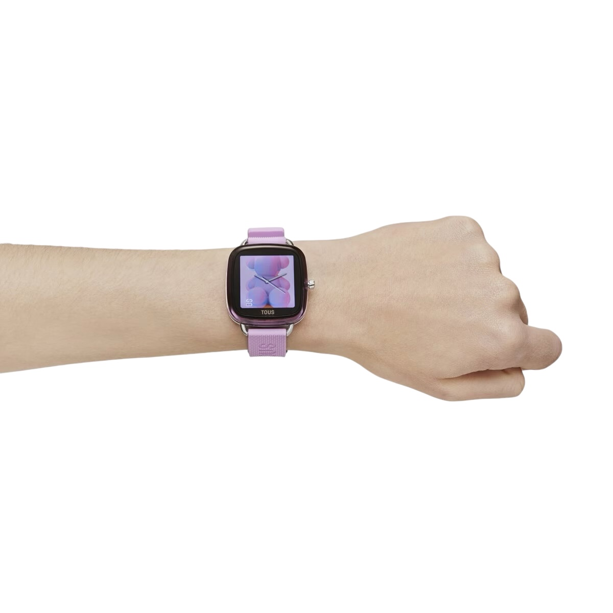Reloj smartwatch con correa de silicona rosa D-Connect 300358080