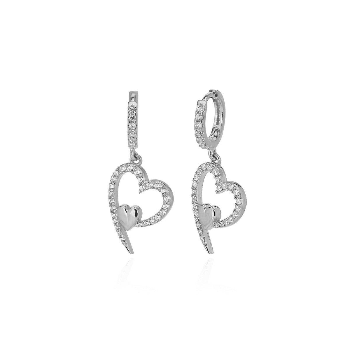 pendientes-plata-corazón-circonitas-aro-joyeria-acebo