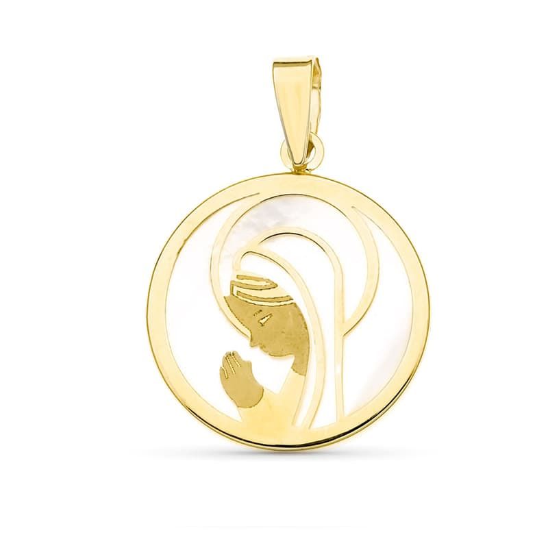 040527612-medalla-virgen-niña-oro-12mm-amarillo-nacar-joyeria-acebo