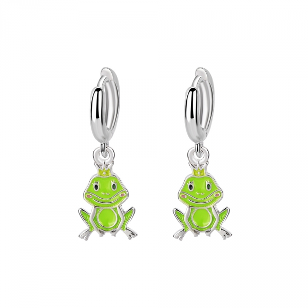 pendientes-plata-aro-ranita-reina-joyeria-acebo