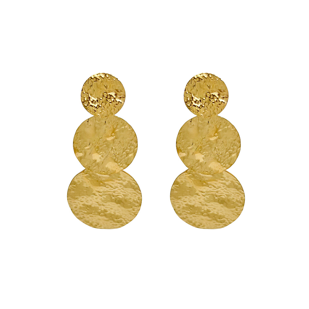PAL0332_1-pendientes-triple-circulo-acero-dorado-joyeria-acebo