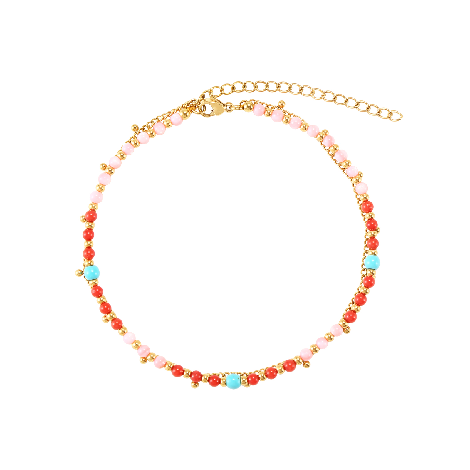 TAM0007-tobillera-multicolor-turquesa-color-rosa-joyeria-acebo