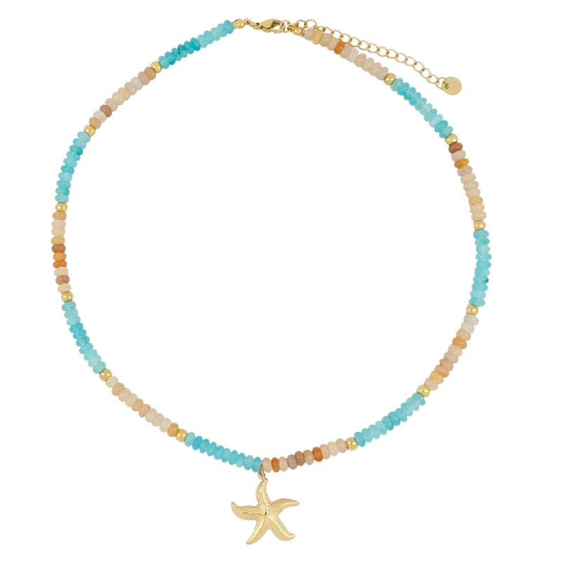 col1696-collar-acero-piedra-colores-estrella-mar-joyeria-acebo