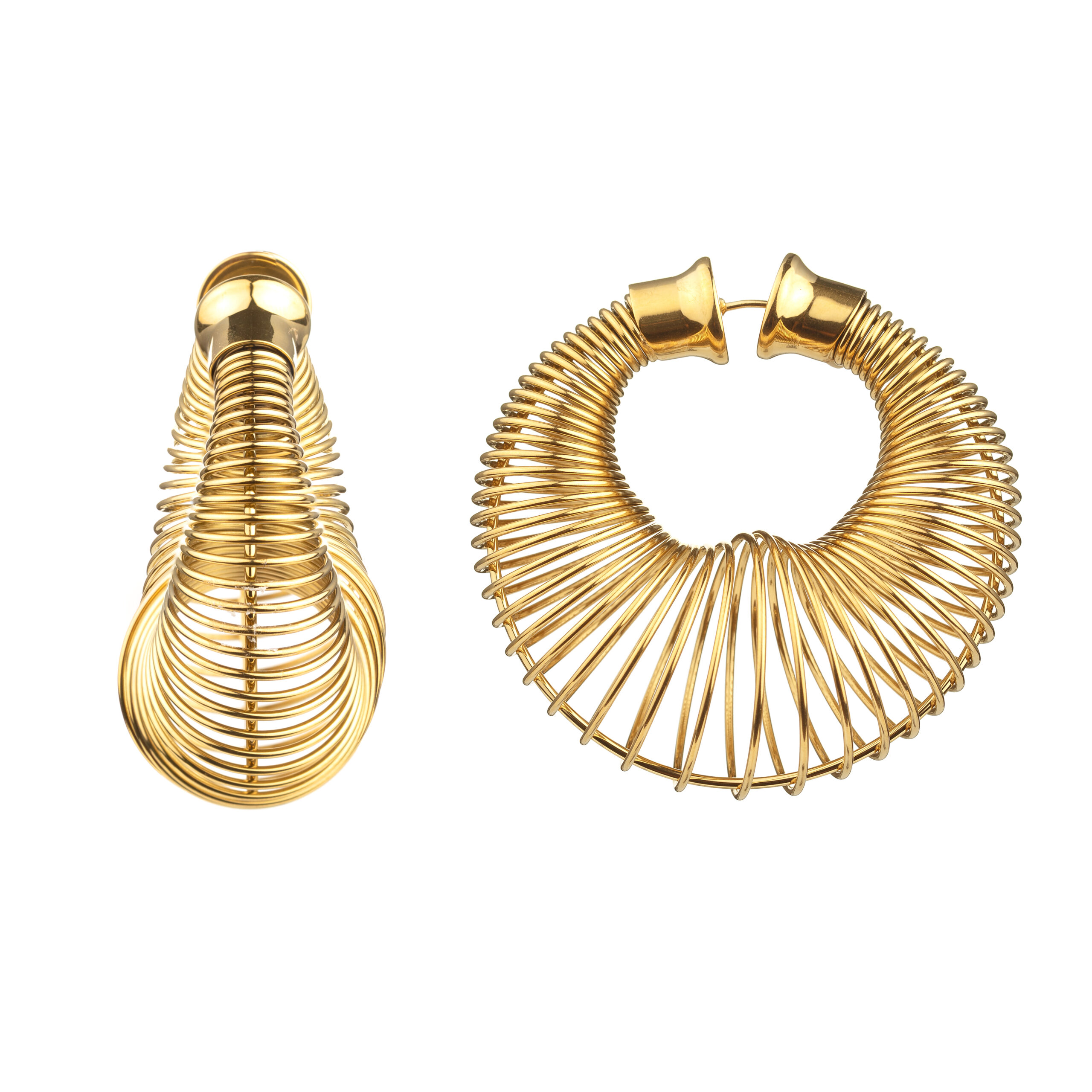 PAL0358DO-pendientes-acero-dorado-muelle-joyeria-acebo