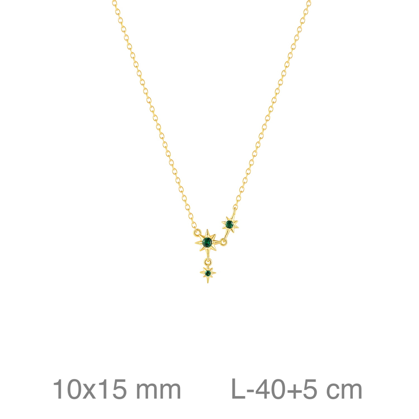 gargantilla-plata-dorada-estrellas-circonitas-verdes-joyeria-acebo