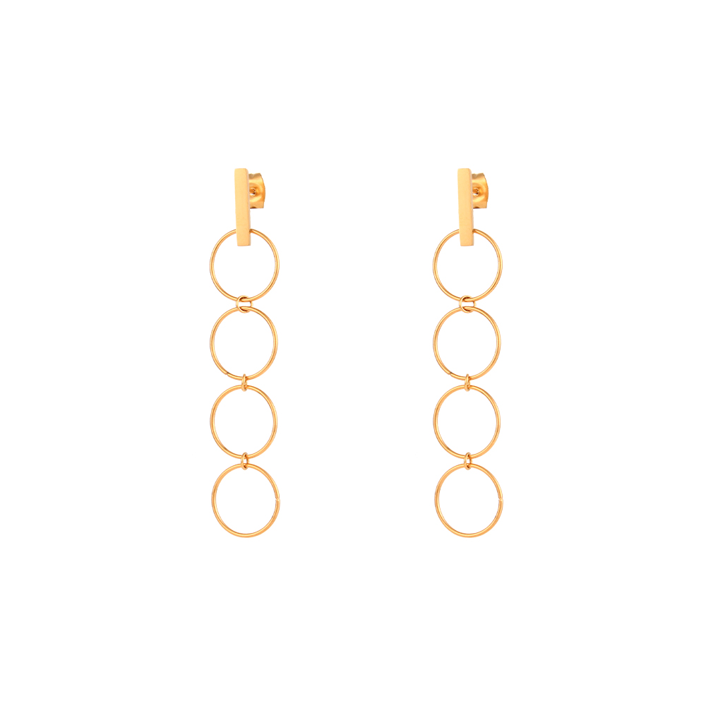 PAL0071DO-pendientes-acero-dorado-linea-circulos-joyeria-acebo