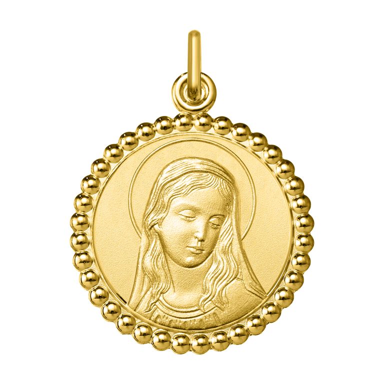 AY3072-medalla-oro-amarillo-20mm-virgen-bisel bolitas-joyeria-acebo